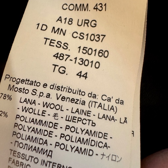 Seventy Pea Coat with removable hood - Picture 5 of 5